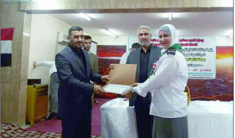 عميد كلية الحلة الجامعة  لـ( الإعلام العراقي )