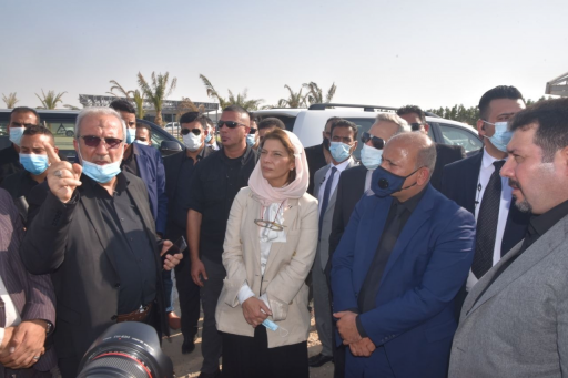 رئيس الهيئة الوطنية للاستثمار تزور مطار كربلاء الد