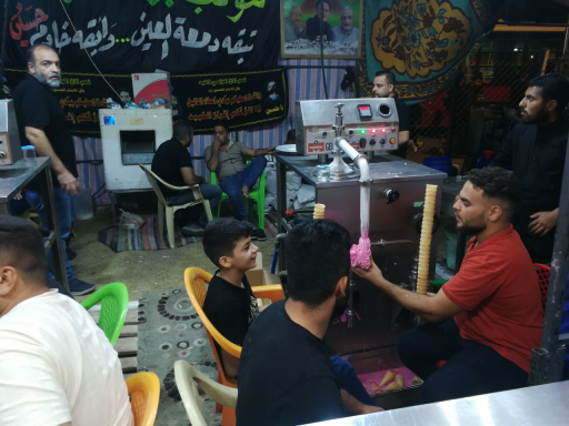 لقطات مصورة للمواكب الحسينية لخدمة زوار ابا عبد ال