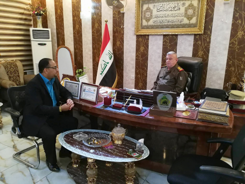 الاعلام العراقي ..تحاور الفريق الركن باسم حسين علي