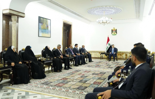 رئيس مجلس الوزراء محمد شياع السوداني يستقبل محافظ 