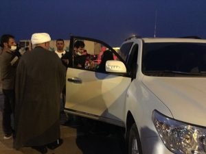 بالصور .. جكسارات موكب السيد الصدر يخصصها لنقل الز