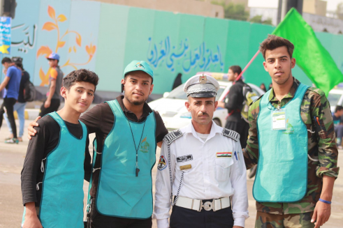 لواء النهضة الحسينية يشارك بـ (1500) شاب لتقديم ال