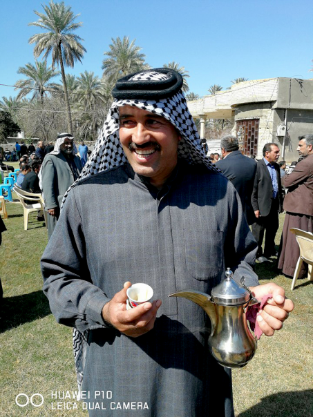 الدكتور حسن المسعودي  يلتقي بمجموعة من شيوخ العشائ