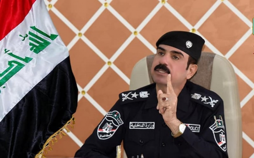 الفريق الحقوقي هادي ارزيج كسار قائد شرطة الأنبار ا