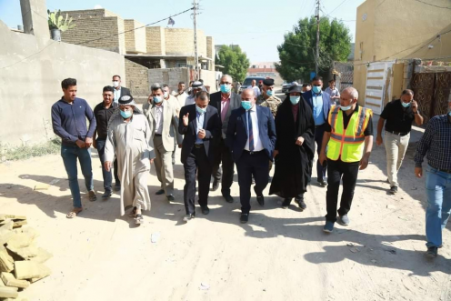 رغم الازمة المالية التي عطلت العمل في المشاريع في 