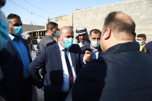 رغم الازمة المالية التي عطلت العمل في المشاريع في 