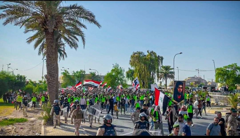 بتنظيم عالٍ و سلمية تامة